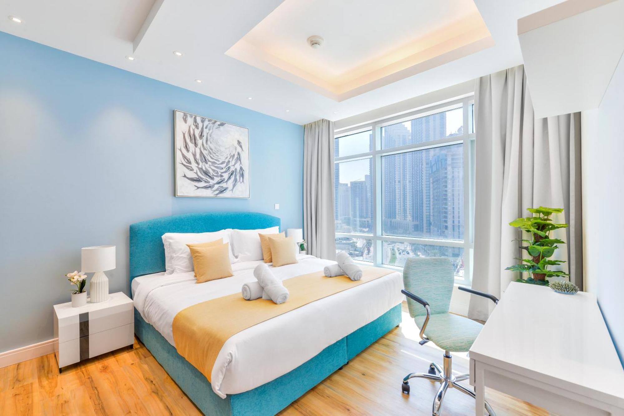 Apartamento Lofts - Downtown Luxury - 5 Min Walk To Dubai Fountain! Exterior foto
